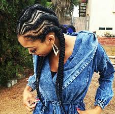 This ponytail style cornrows hairdo is created with artificial extensions and looks dazzling. 31 Stylish Ways To Rock Cornrows Stayglam