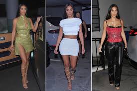Married to kanye west and with a successful family with this article brings to you the 30 most popular outfits kim kardashian wore. Kim Kardashian Shows Off Her Miami Fashion And More Star Snaps Page Six