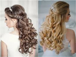 Half up hair hairstyle down hairstyles wedding hair and makeup elegant wedding hair hair lengths medium braid half up half down hairstyle. 35 Trendiest Half Up Half Down Wedding Hairstyle Ideas Deer Pearl Flowers