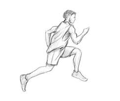 How To Draw A Figure Running-Video Tutorial | Drawing People, Running Art, Person  Running