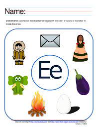 Filtred list of synonyms for objects is here. Short E Worksheet By Kim Laxa Issuu