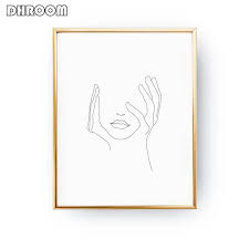 Simple, black, white all rights to paintings and other images found on paintingvalley.com are owned by their respective owners (authors, artists), and the administration of the website doesn't bear responsibility for their use. Sketch Wall Art Line Drawing Print Minimalist Simple Fashion Canvas Poster Black White Painting Love Quote Wall Picture Decor Painting Calligraphy Aliexpress