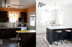 Next up were the cabinets. Kitchen Renovation Before And After Eating Bird Food