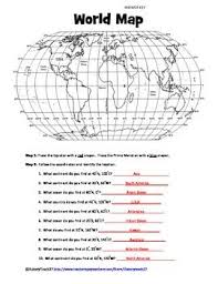 Latitude And Longitude Practice Latitude And Longitude Coordinates Geography Activities Teaching Geography