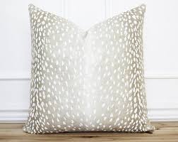 Crochet Pillow Cover Decorative Pillow Case Rustic Home Etsy In 2020 Deer Pillow Bow Pillows Throw Pillow Covers 20x20