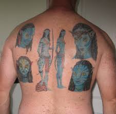 Masterpiece tattoo is by far the most amazing tattoo parlor i have ever been to. The Masterpiece It Nears Completion Avatar Tattoo Guy Gets Neytiri 6 Geekologie