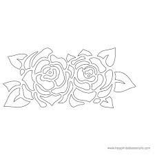 Free Printable Flower Stencils Roses In addition, anyone can use them for other activities of interest too. free printable flower stencils roses
