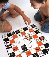 Creating board games at home is an innovative leisure activity. Glow In The Dark Halloween Board Game Happiness Is Homemade