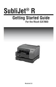 Maybe you would like to learn more about one of these? Ricoh Gx7000 Color Inkjet Printer User Manual Manualzz