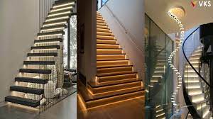 Modern Staircase Lighting Design Ideas Led Lights Under Stairs Steps Staircase Hanging Lights Youtube
