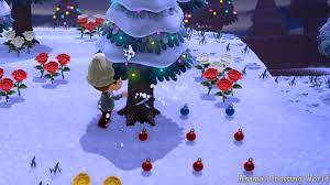 This video shows the christmas eve festivities in animal crossing for nintendo gamecube. Festive Christmas Ornament Diy Recipe List How To Get In Animal Crossing New Horizons Acnh