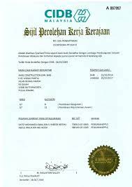 (sendirian berhad) sdn bhd malaysia company is the one that can be easily started by foreign owners in malaysia. Certificates Anas Construction Official Website