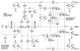2sc5200 2sa1943 Amplifier Schematic Circuit Diagram Electronics Circuit Amplifier