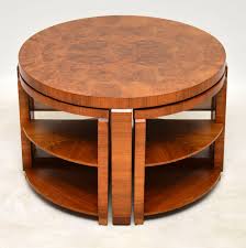 Never miss new arrivals that match exactly what you're looking for! 1920 S Art Deco Burr Walnut Nesting Coffee Table Interior Boutiques Antiques For Sale And Mid Century Modern Furniture French Furniture Antique Lighting Retro Furniture And Danish Furniture