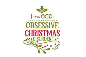 Download I Have Ocd Obsessive Christmas Disorder Svg Cut Files Download Svg Elephant Silhouette SVG Cut Files