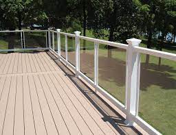 * i'm building a 2nd story deck, and i'm wondering if it's acceptable to use acrylic panels (approx 3'x5′ or 3'x6′) for the railing(in wood framing).i'm thinking 3/8″ thick. Fairway Vinyl Railing V220 Series W Acrylic Panels Vinyl Railing Glass Railing Deck Acrylic Panels