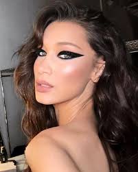 Kitty Girl Glitter Moment Bellahadid X Lilmami Lani X Mimi X Jennifer Yepez X Patrickta X Thedian Holiday Makeup Looks Makeup Looks Bella Hadid Makeup