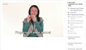 This site teaches bsl (british sign language) so it's a little different than the other websites and apps we have mentioned so far. Learn British Sign Language Online With Bsl Courses