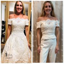 Wedding Dress Transformation By Irina Sigal Column Wedding Gown Wedding Gown Alterations Wedding Dresses