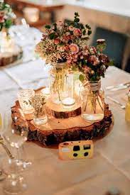 Pin By Neda Zs On Table Beautiful Wedding Table Decorations Rustic Wedding Centerpieces Wedding Table