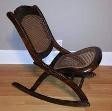 antique folding wooden rocking chair with wicker seat and back folding rocking chair rocking chair chair
