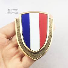Bandeira francesa bonitas exibido em sua tela de bloqueio. 1 X Metal Franca Bandeira Nacional Logotipo Do Carro Auto Decorativa Side Rear Emblema Emblema Autocolante Decalque Shopee Brasil