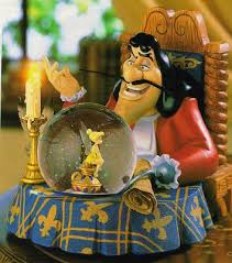 Disney Peter Pan Captain Hook Snowglobe Disney Snowglobes Snow Globes Christmas Snow Globes