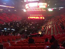 americanairlines arena section 111 concert seating