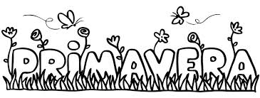 Dibujos Para Colorear De Primavera