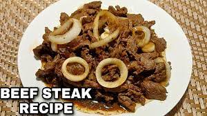 How To Cook Beef Steak| Beef Steak Recipe| Panlasang Pinoy| Quick & Easy |  Try@Home - Youtube