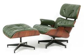Rare Green Leather Eames Herman Miller 670 Lounge Chair Mid Century Leather Lounge Chair Lounge Chair Design Eames Lounge Chair