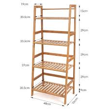 Homfa Etagere De Jardin Etagere En Bambou Echelle A Fleurs De 4 Etages En Bambou Pour Cour Jardin Balcon Ama Bambou Etagere Jardin Cuisines Maison