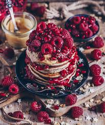 Peanut Butter Flapjack Stack Visit Houseandleisure Co Za For More Raspberry Pancakes Food Healthy Peanut Butter