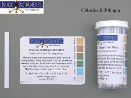 Chlorine Test Strips 300ppm Disinfectants Sanitizers Test