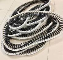 Toothed Convenyor Belt Brush for Machine Nylon Bristle Brushes Belt Cleaner for Conveyor