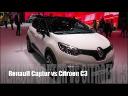 Bij deze nieuwe c3 leverden de daarmee vergeleken lijkt de clio braver. Renault Captur Vs Citroen C3 Youtube