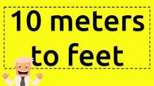 10 meters equal 328083989501 feet 10m 328083989501ft. 10 Meters To Feet Youtube