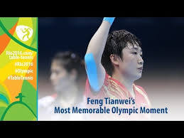 Women's singles, 3rd round, feng t w v ni. Feng Tianwei Best Olympic Moment Video Dailymotion