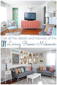 Coral And Mint Living Room Reveal Classy Clutter Living Room Diy Living Room Reveal Diy Living Room Decor