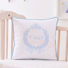 Bebek Altin Taki Yastigi Isme Ozel Kral Taci Nakisli Bebek Yastigi 2020 Bebek Desenler Hediyeler