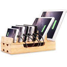 Here's a similar charging station made from scratch. Charging Station Levin Eco Friendly Bamboo Charging Station Rack Docking Organizer For Multiple De Charging Station Diy Docking Station Charging Station Diy
