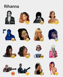 This is a vinyl, die cut decal.way better than a bumper sticker. Rihanna Sticker Set Stickers