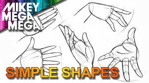 How to draw anime neck & shoulders. How To Draw Hands Easy Simple Basic Shapes In Anime Manga Youtube