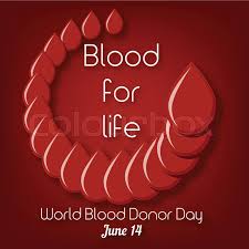 World blood donor day 14 june vector paper cut poster. World Blood Donor Day June 14 Poster Stock Vector Colourbox