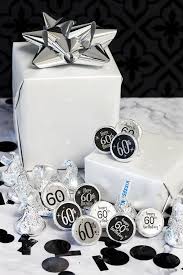 60th Birthday Party Favor Ideas Black And Silver 60th Birthday Shiny Foil Party Favor Stickers 180 Count 60th Birthday 60th Birthday Favors 60th Birthday Gifts