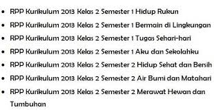Maybe you would like to learn more about one of these? Rpp Kelas 2 Sd Mi Kurikulum 2013 Revisi Terbaru Sekolahdasar Net