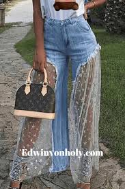 Bombshell Fashion Trends And Outfits For Sale In 2020 Upcycle Clothes Denim Fashion Clothes