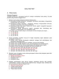 Pengertian belajar dan pembelajaran menurut bebera. Soal Pre Test Penguatan Kepala Sekolah Literatur