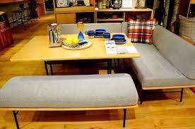 角丸ダイニングテーブル ベンチ 北欧スタイルでお洒落に unicoのfuneat suk口コミ リビングダイニングテーブルセット 小さなリビングダイニング リビング ソファ テーブル