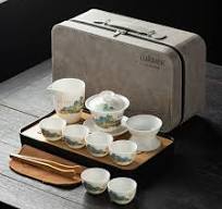 Amazon.com | LURRIER Gongfu tea sets, Portable Ceramic ...